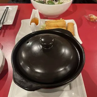Unopened Seafood Clay Pot