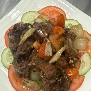 Shaking beef with Filet Mignon!