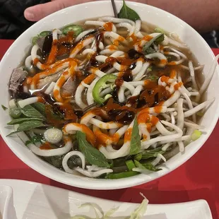 Filet Mignon &amp; Fat Brisket Pho dressed up