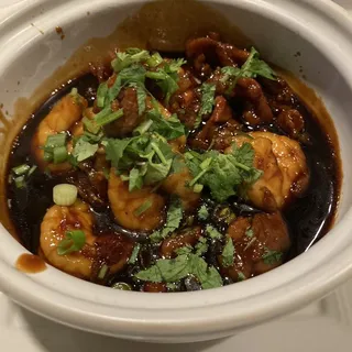Shrimp and Pork Clay Pot