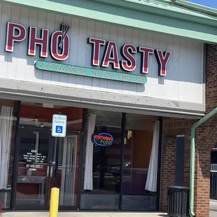 the front of a restaurant