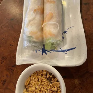 Spring rolls (shrimp and chicken)