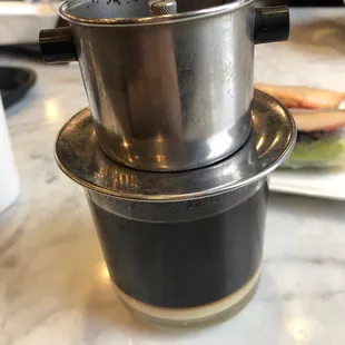 Vietnamese coffee w/ condensed milk