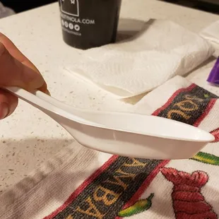 Soup spoon with delivery