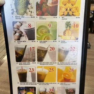 Menu - November 2022