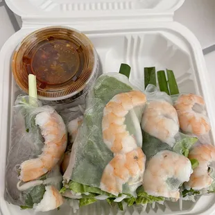 DoorDashed Spring Rolls