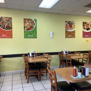 Inside of restaurant. Plenty of seatings/table. Came at 10:30 a.m. to order togo 1.08.21