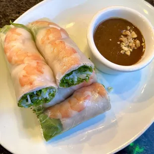 Shrimp spring rolls were awesome (04/2024)