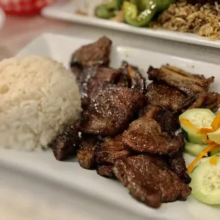 BBQ beef shortribs are amazing Korean fusion