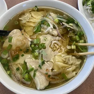 27. Wonton with Egg Noodle Soup