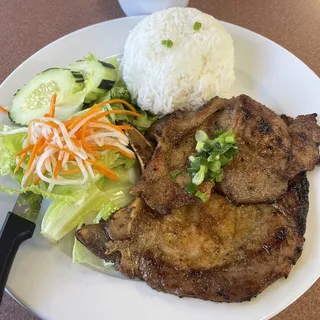 58. Grilled Pork Chop over Rice