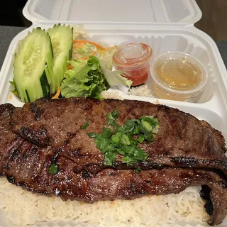 66. Korean BBQ Rib Beef over Rice