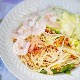 Papaya Salad with Shrimp