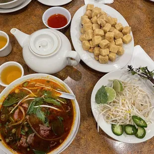 7. Fried Tofu 20C. Thai Spicy Beef Noodle Soup