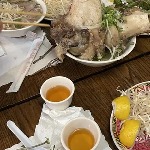 We order pho Kobe and pho dacbiet extra bone marrow.