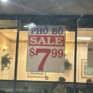 $7.99 pho bo