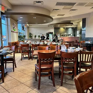 Interior for some of the dining area.