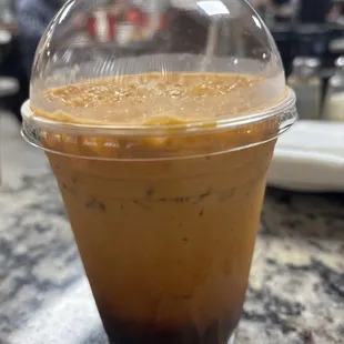Thai tea boba
