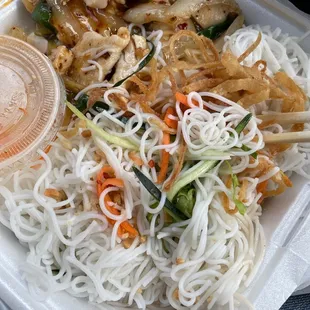 Chicken vermicelli