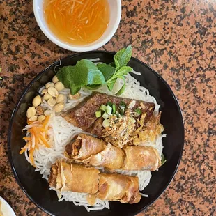 a plate of food on a table