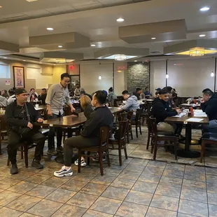 Crowded, NO Social Distancing