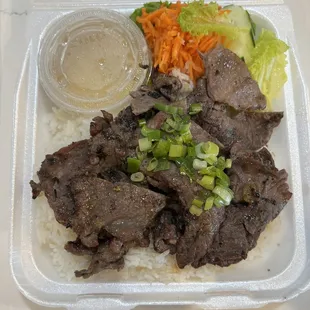 Bbq beef plate