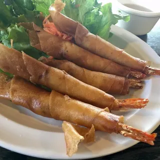 A5. Rocket Shrimp Rolls