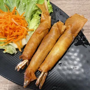 A5. Rocket Shrimp Rolls