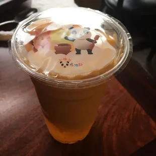 Bubble Tea Mango with Mango Stars