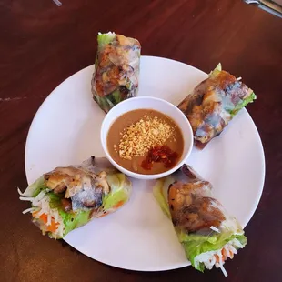 Chicken spring rolls