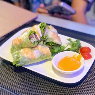 a plate of food
