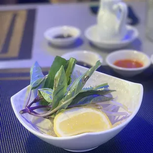 a bowl of food