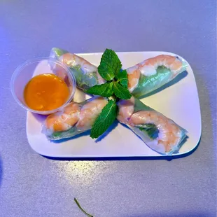 Shrimp &amp; Pork Spring Rolls