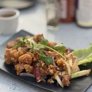 Fried Chicken Egg Noodle