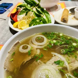 Bris P-4. Slices of Eye-Round Steak, Well-Done Brisket Pho