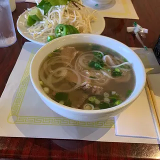 P-4. Slices of Eye-Round Steak, Well-Done Brisket Pho