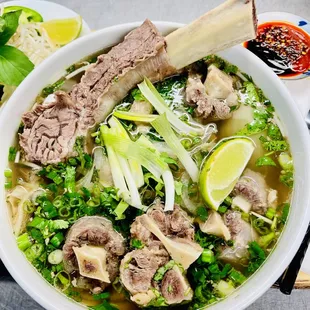 Supper Pho Bowl tender Beef BackRib and Oxtails