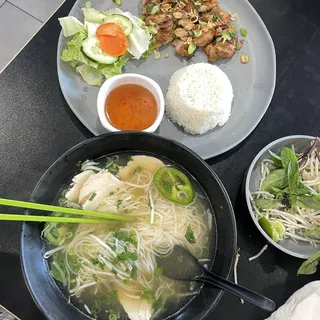 Rice Plate w/ Grilled Meat