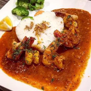 Shrimp Tick Tock Rice Plate