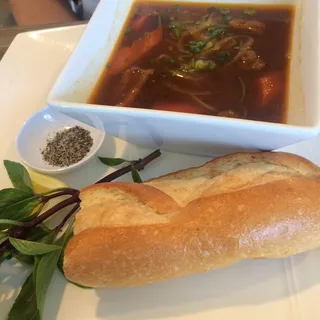 Beef Stew with Baguette
