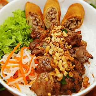 BBQ Pork &amp; Spring Roll Vermicelli