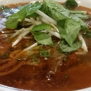 They got the Vietnamese spicy beef noodles soup added to their menu!...If you like to kick it up a notch..