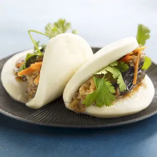 steamed eggplant buns