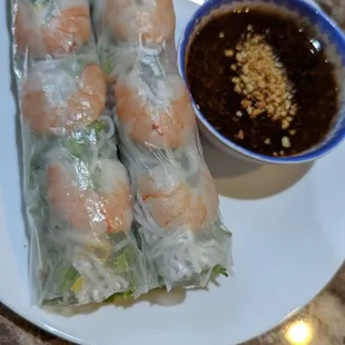 Fresh Shrimp &amp; Pork Spring Rolls