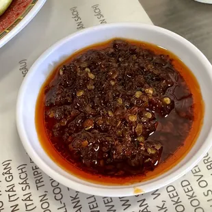 Store made chill oil