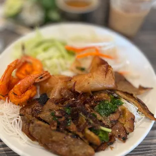 a plate of food