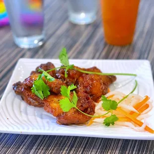 a plate of food