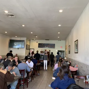 a crowded restaurant