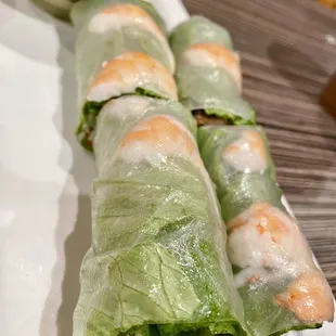 Spring rolls were surprisingly good!