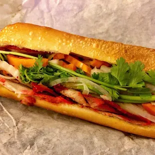 BBQ pork bánh mì